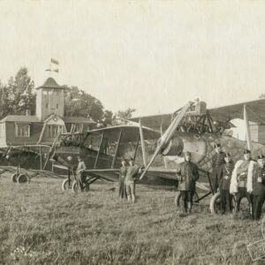 Kaunas, aviacija – 1-oji oro eskadrilė - Drobė (su porėmiu / be porėmio)