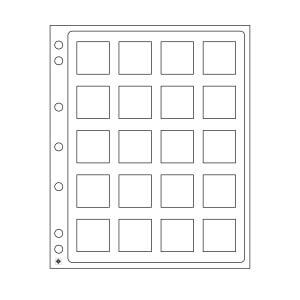 Įmautės "GRANDE" albumams - "QUADRUM" 50X50 mm KAPSULĖMS - pakuotėje 2 vnt.