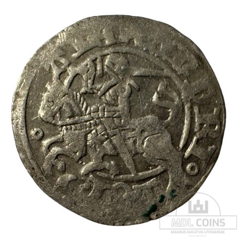 1501-1506 metų Aleksandro Jogailaičio 1/2 grašio - Gotika - Katalogo nr. H8 - "Ex-collection of Dzmitry Huletski"