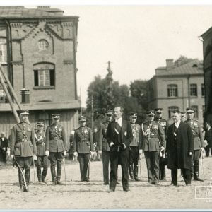 Antanas Smetona Antrajame pėstininkų pulke - 1927 metai - 8,5 x 13,5 cm