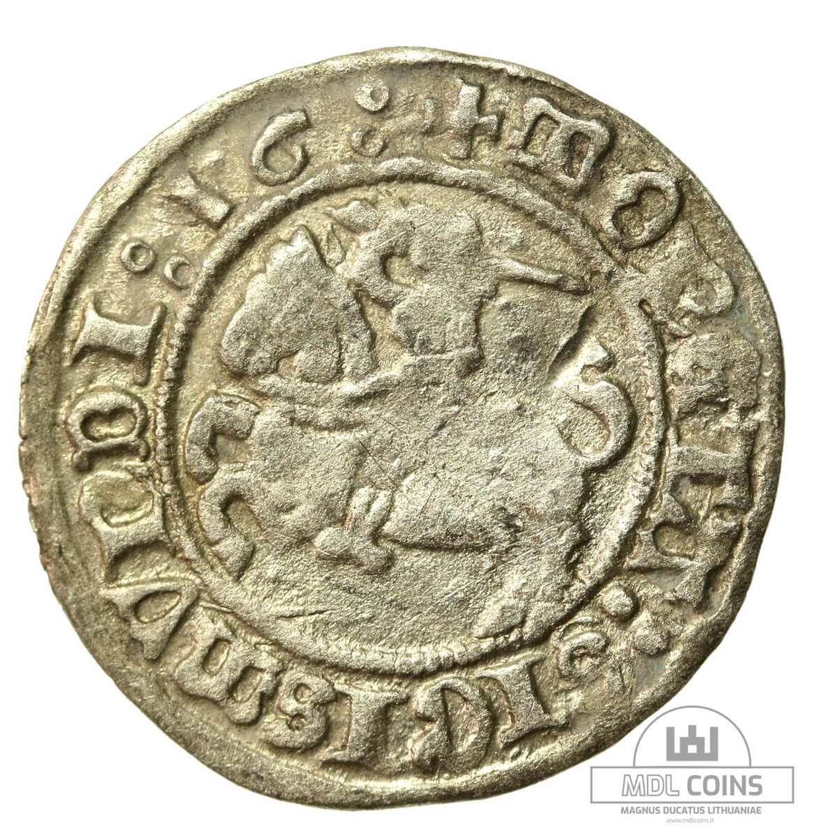 1516 metų Žygimanto Senojo 1/2 grašio