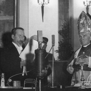 Lietuvos Respublikos Prezidento Antano Smetonos priesaika, ketvirtą kartą išrinkus jį Prezidentu - 1938 metai - Drobė (su porėmiu / be porėmio)