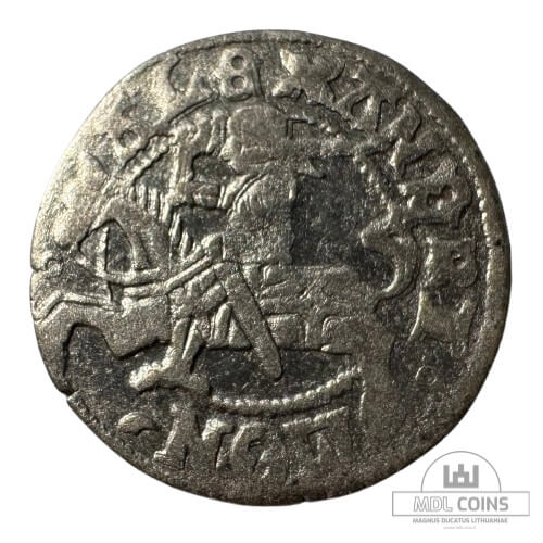 1501-1506 metų Aleksandro Jogailaičio 1/2 grašio - Renesansas - Katalogo nr. H18 A