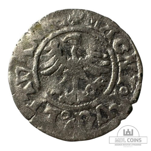 1501-1506 metų Aleksandro Jogailaičio 1/2 grašio - Renesansas - Katalogo nr. H19 - Image 2