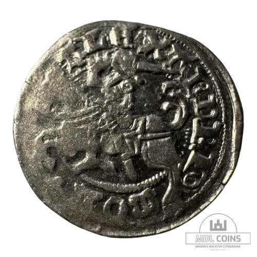 1501-1506 metų Aleksandro Jogailaičio 1/2 grašio - Gotika - Katalogo nr. H4 A