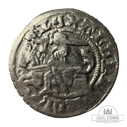 1501-1506 metų Aleksandro Jogailaičio 1/2 grašio - Gotika - Katalogo nr. H3 A