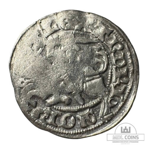 1501-1506 metų Aleksandro Jogailaičio 1/2 grašio - Gotika - Katalogo nr. H4 A