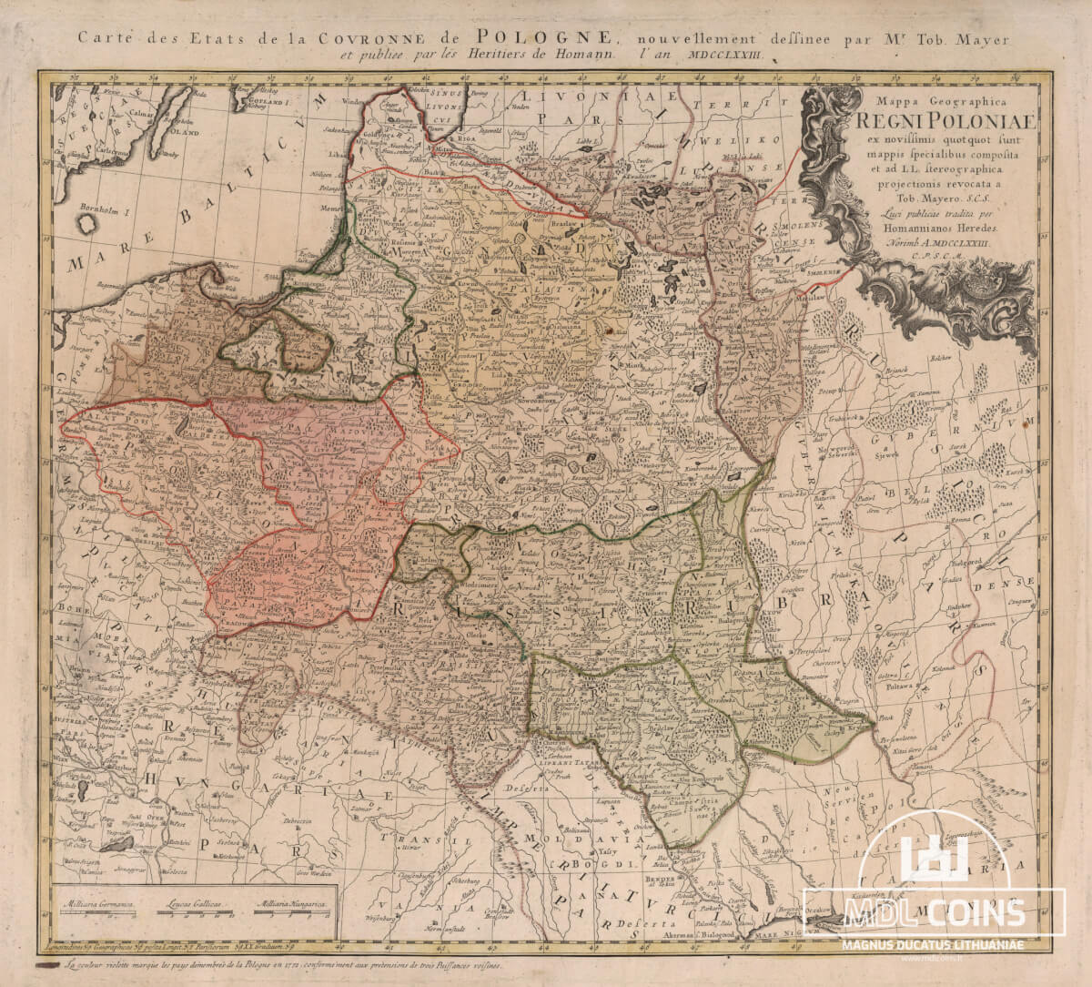 Žemėlapio kopija - Abiejų Tautų Respublikos (ATR) – Lenkijos Karalystės ir Lietuvos Didžiosios Kunigaikštystės – teritorijos kartografinė vizualizacija - (Popierius / Drobė)