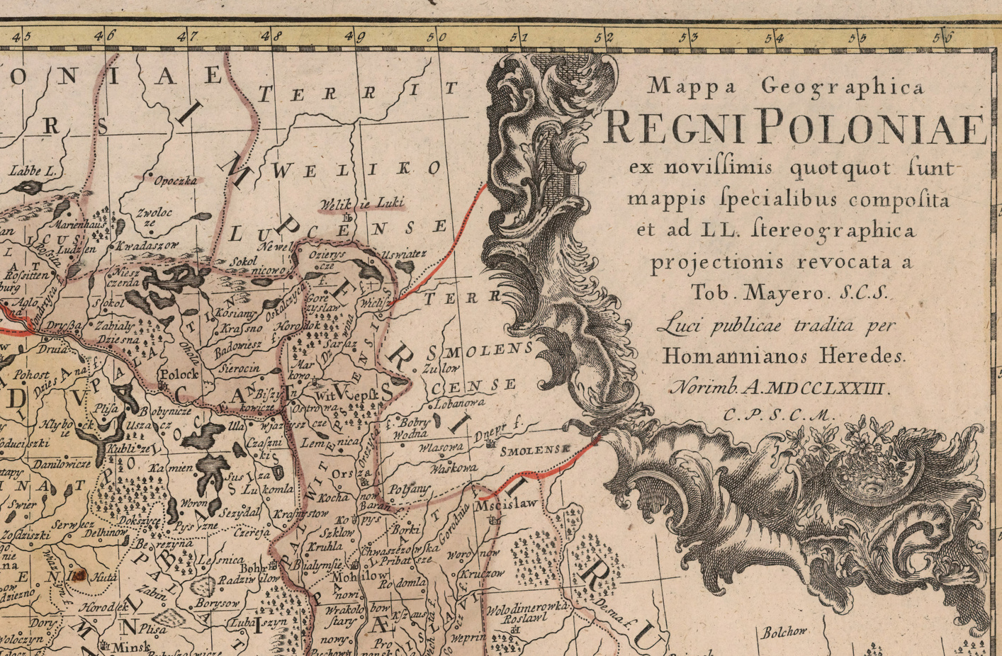 Žemėlapio kopija - Abiejų Tautų Respublikos (ATR) – Lenkijos Karalystės ir Lietuvos Didžiosios Kunigaikštystės – teritorijos kartografinė vizualizacija - (Popierius / Drobė) - Image 2