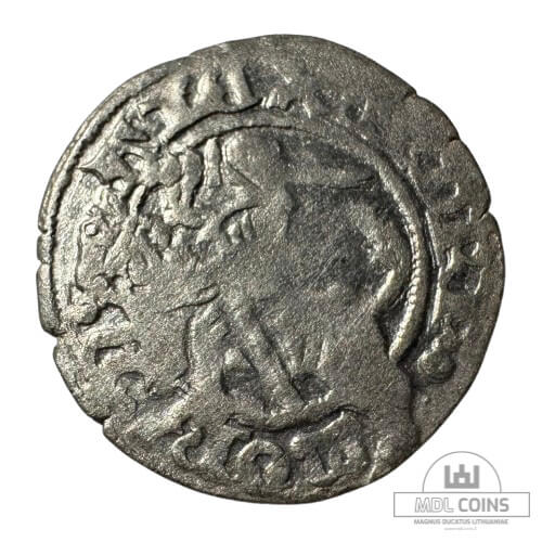 1501-1506 metų Aleksandro Jogailaičio 1/2 grašio - Gotika - Katalogo nr. H4 A