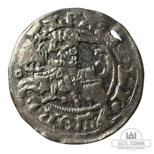 1501-1506 metų Aleksandro Jogailaičio 1/2 grašio - Gotika - Katalogo nr. H4 A