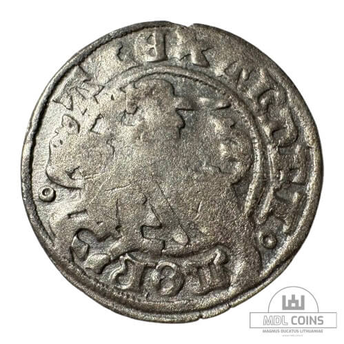 1501-1506 metų Aleksandro Jogailaičio 1/2 grašio - Gotika - Katalogo nr. H3 A