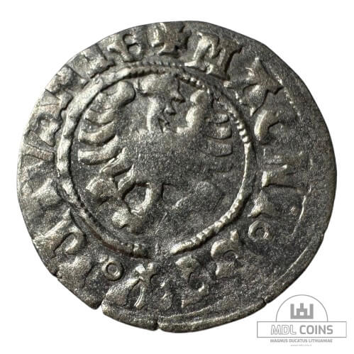 1501-1506 metų Aleksandro Jogailaičio 1/2 grašio - Renesansas - Image 2