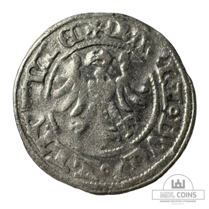 1501-1506 metų Aleksandro Jogailaičio 1/2 grašio - Gotika - Image 2