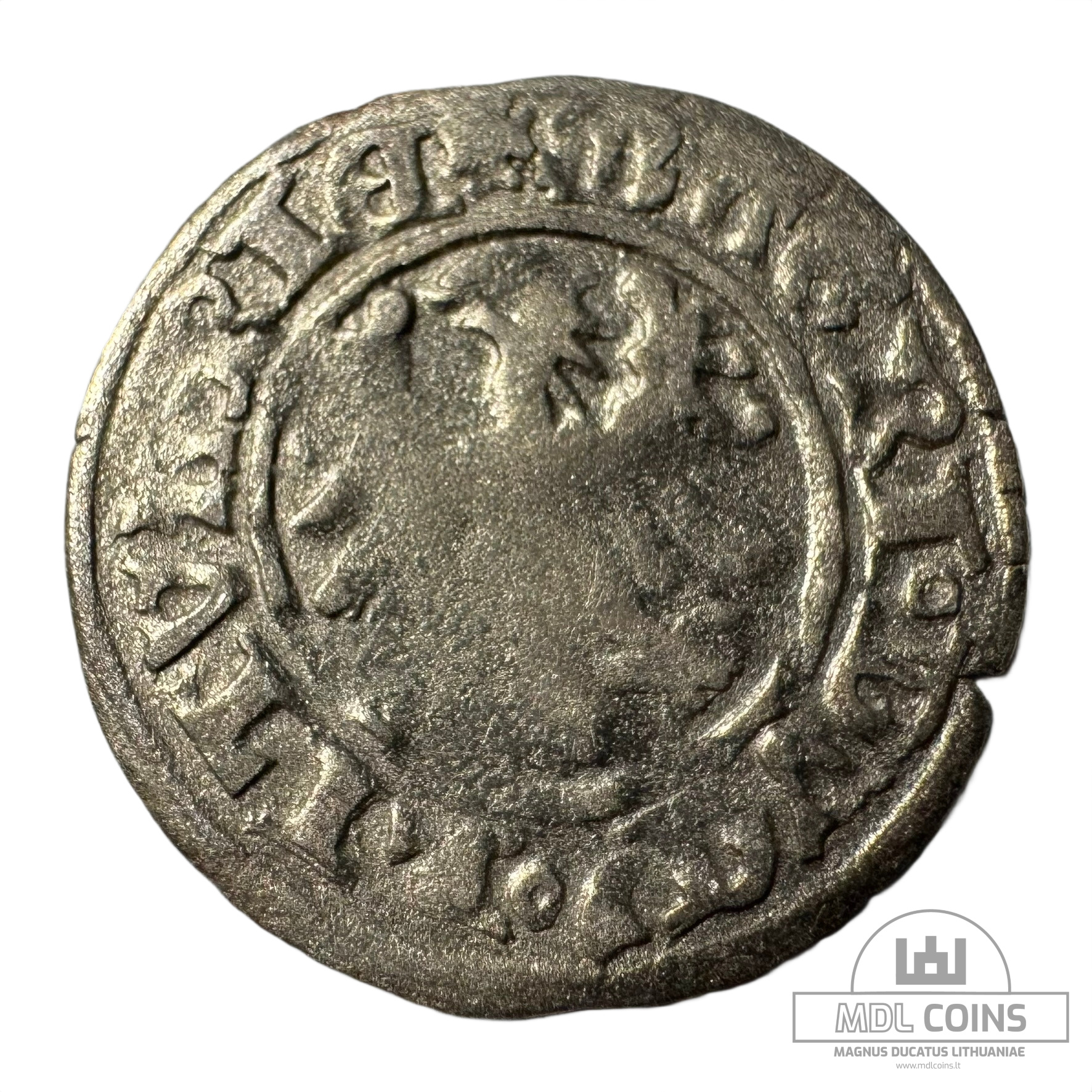 1501-1506 metų Aleksandro Jogailaičio 1/2 grašio - Gotika - Image 2