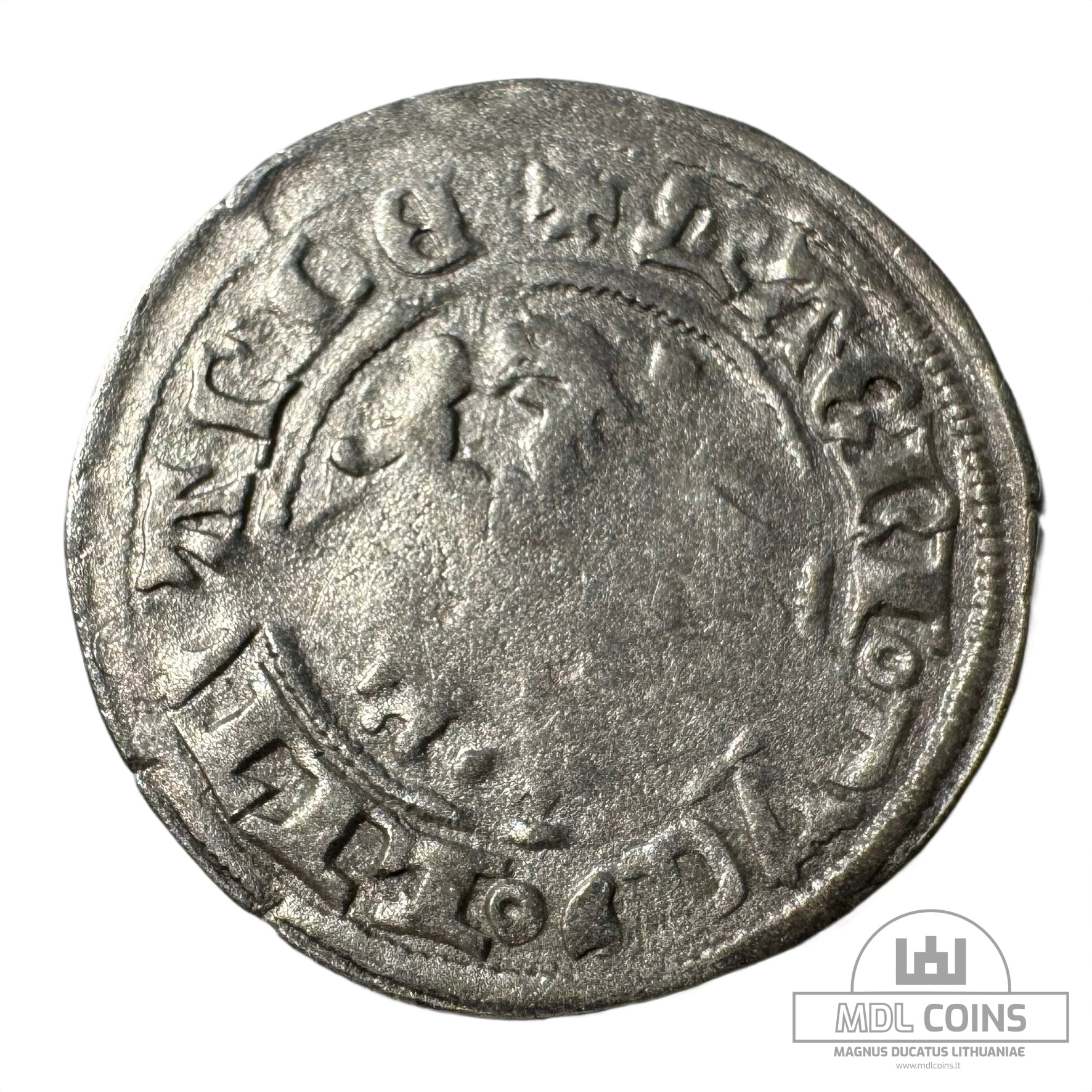 1501-1506 metų Aleksandro Jogailaičio 1/2 grašio - Gotika - Image 2