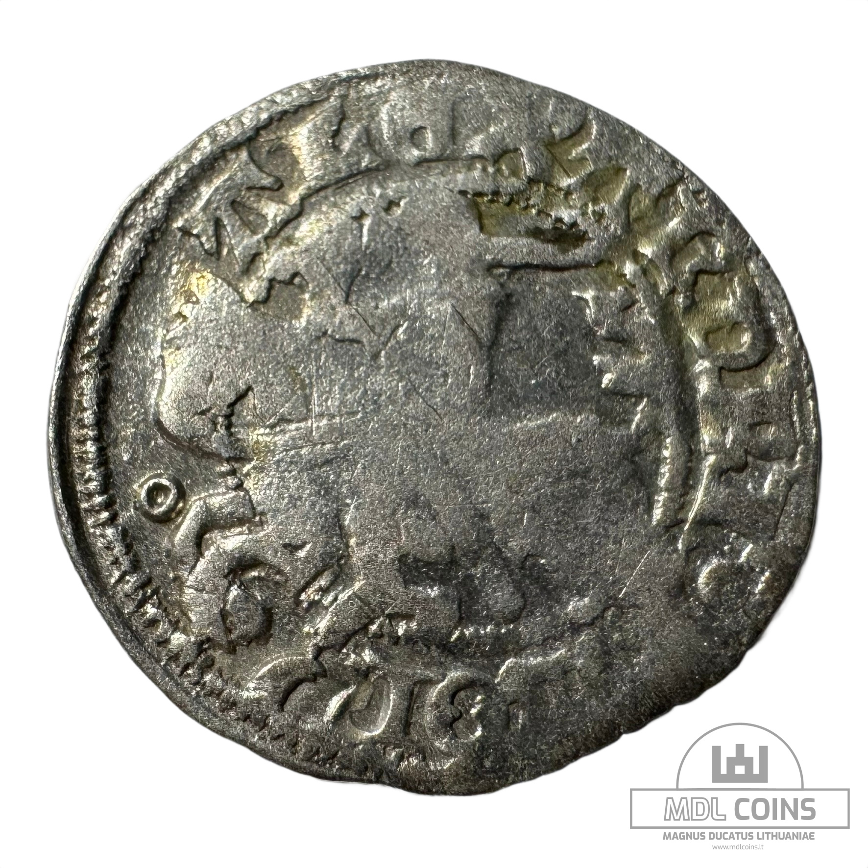 1501-1506 metų Aleksandro Jogailaičio 1/2 grašio - Gotika