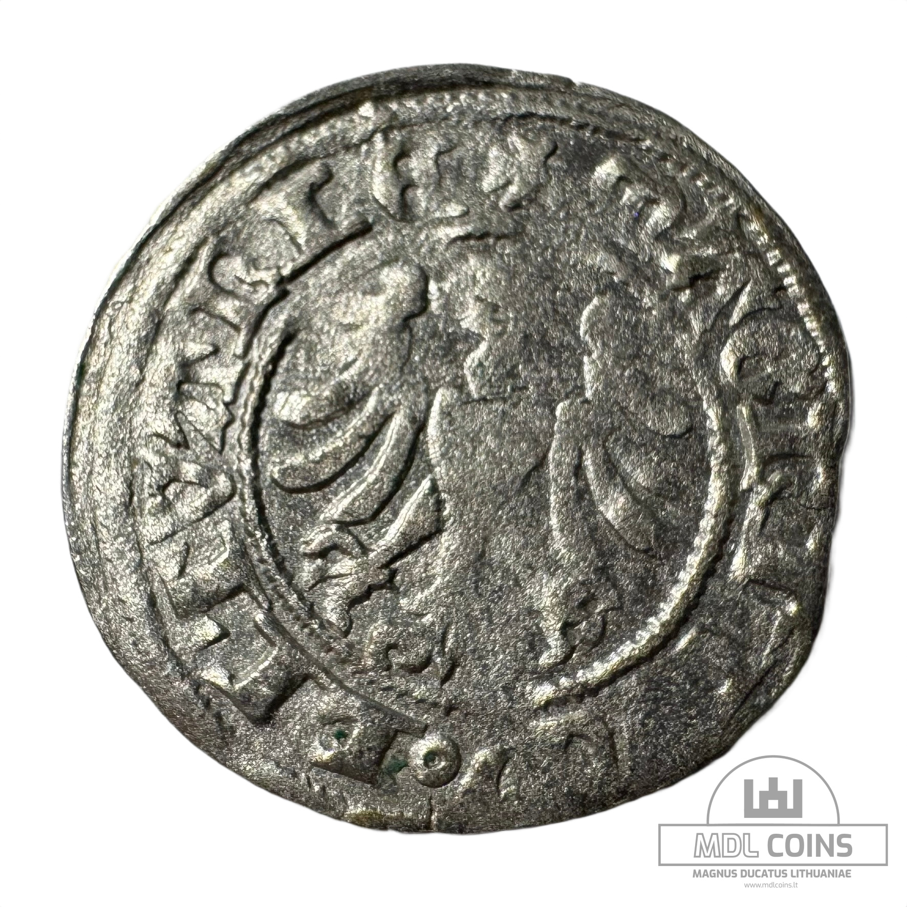 1501-1506 metų Aleksandro Jogailaičio 1/2 grašio - Gotika - Image 2