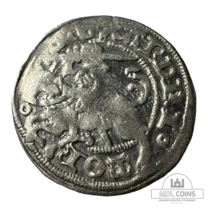 1501-1506 metų Aleksandro Jogailaičio 1/2 grašio - Gotika