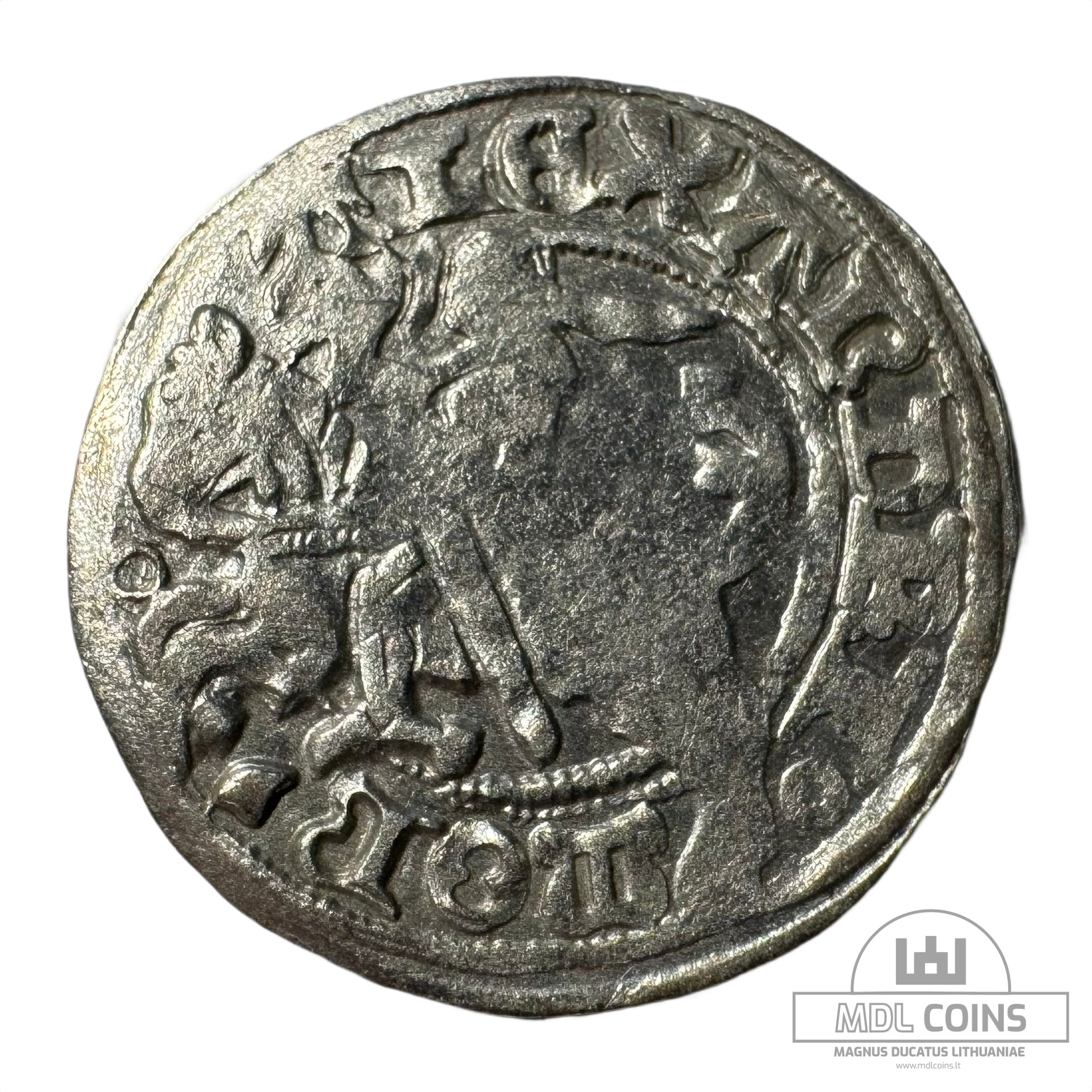 1501-1506 metų Aleksandro Jogailaičio 1/2 grašio - Gotika