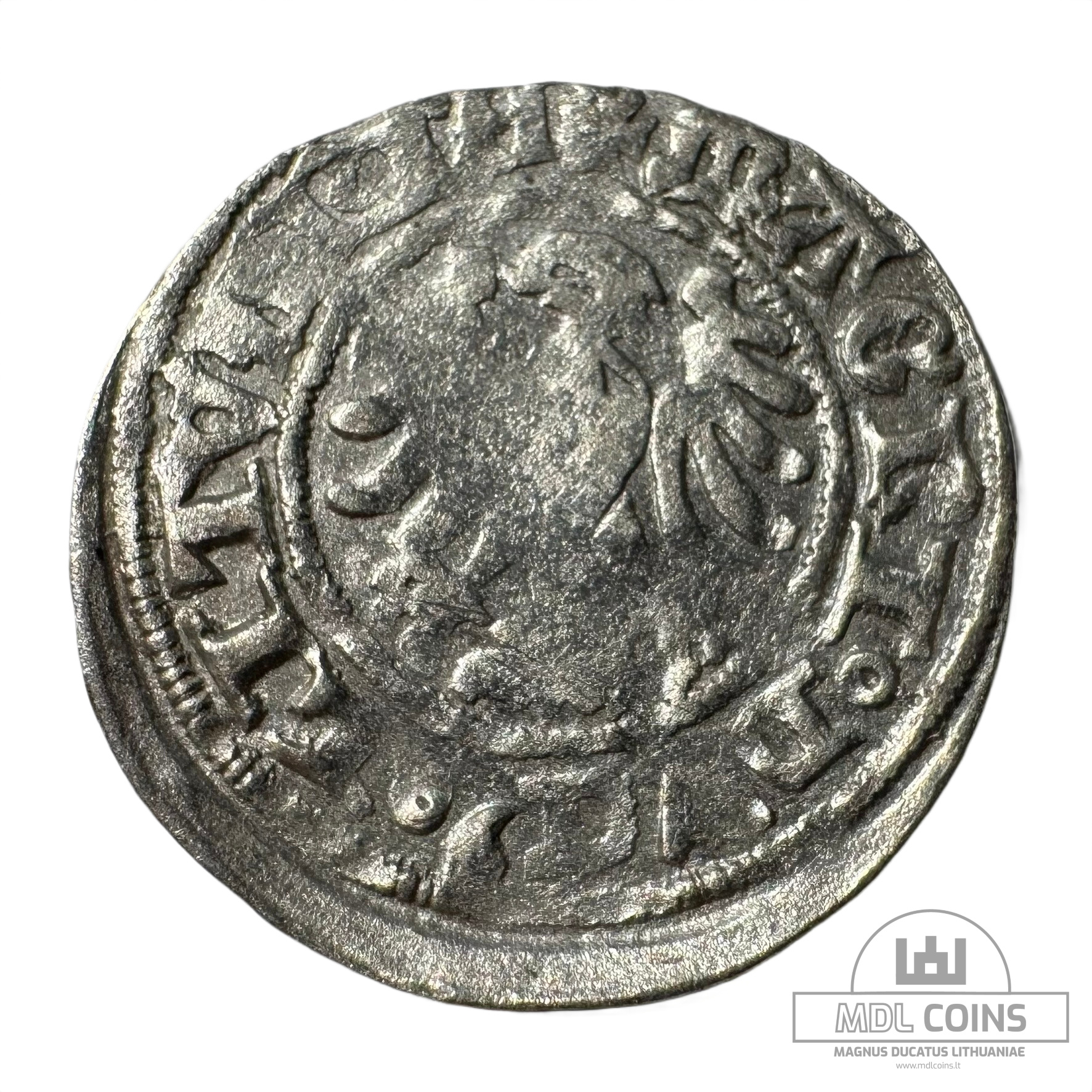 1501-1506 metų Aleksandro Jogailaičio 1/2 grašio - Gotika - Image 2