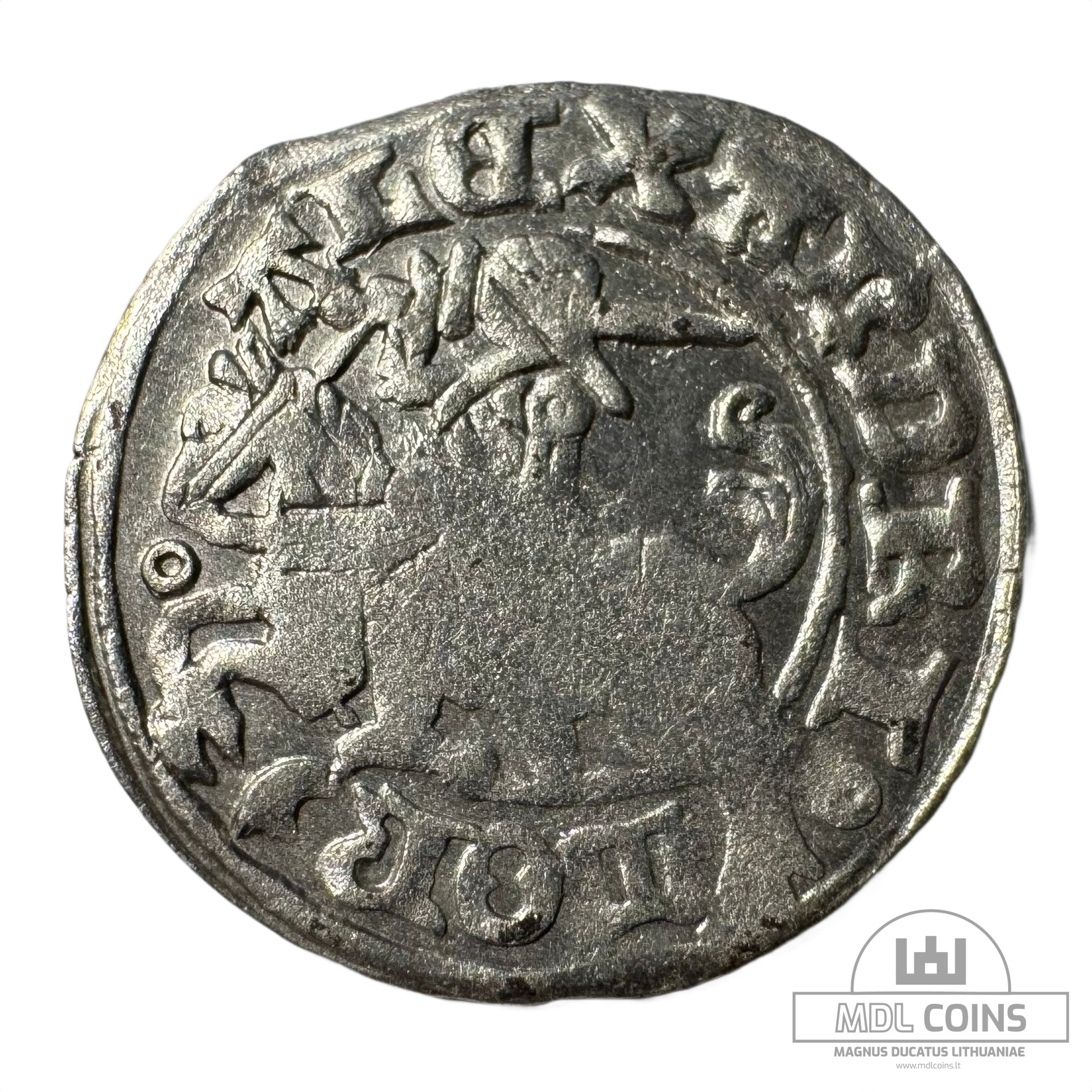 1501-1506 metų Aleksandro Jogailaičio 1/2 grašio - Gotika