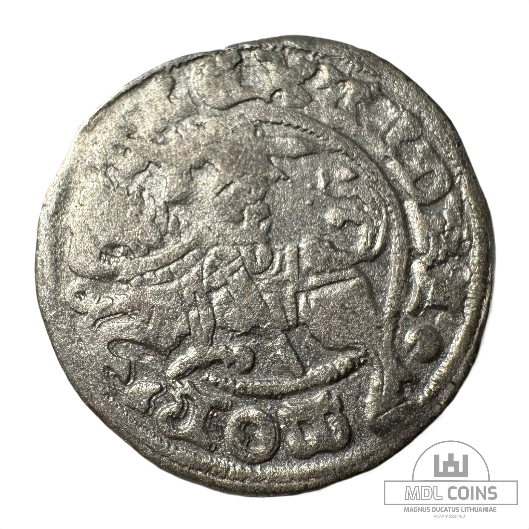 1501-1506 metų Aleksandro Jogailaičio 1/2 grašio - Gotika