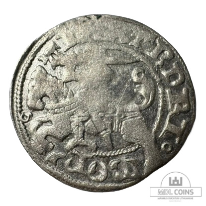 1501-1506 metų Aleksandro Jogailaičio 1/2 grašio - Gotika