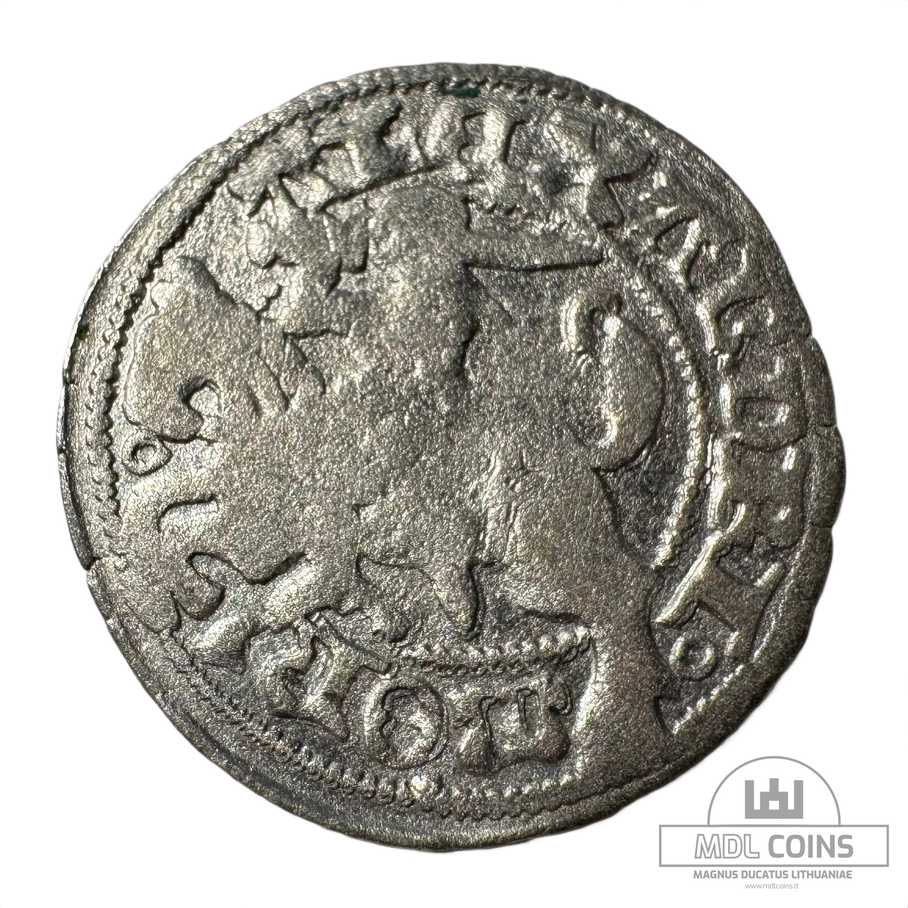 1501-1506 metų Aleksandro Jogailaičio 1/2 grašio - Gotika