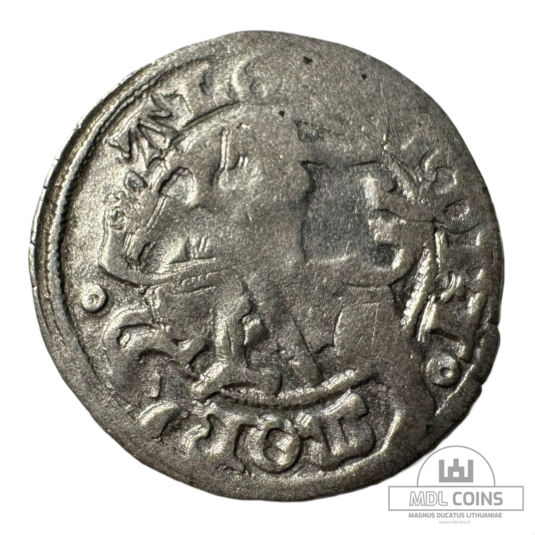 1501-1506 metų Aleksandro Jogailaičio 1/2 grašio - Gotika