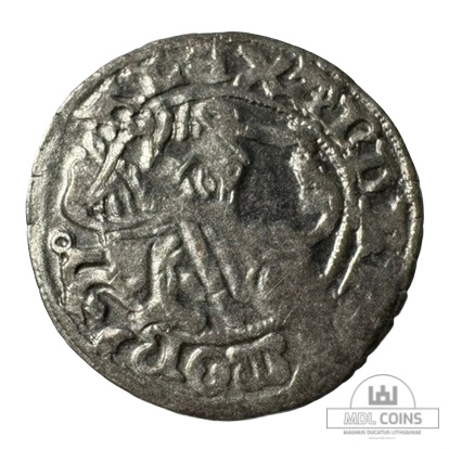 1501-1506 metų Aleksandro Jogailaičio 1/2 grašio - Gotika