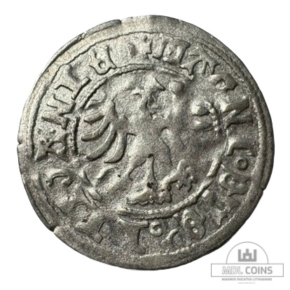 1501-1506 metų Aleksandro Jogailaičio 1/2 grašio - Renesansas - Image 2