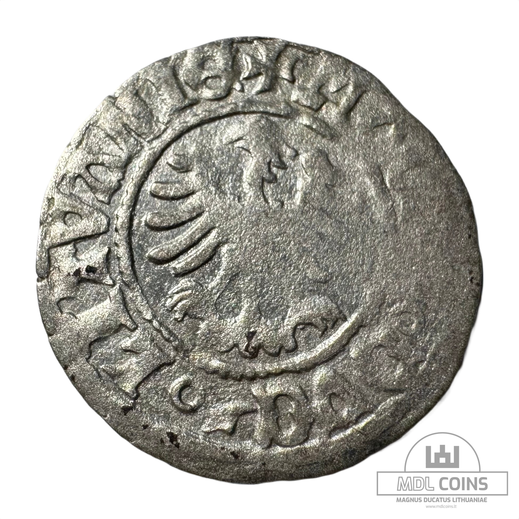 1501-1506 metų Aleksandro Jogailaičio 1/2 grašio - Renesansas - Image 2