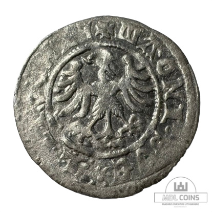 1501-1506 metų Aleksandro Jogailaičio 1/2 grašio - Renesansas - Image 2