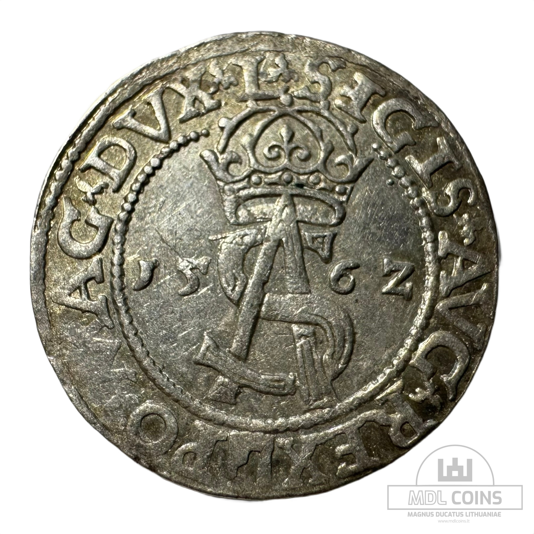 1562 metų Žygimanto Augusto 3 grašiai - Katalogo nr. 9SA23-7