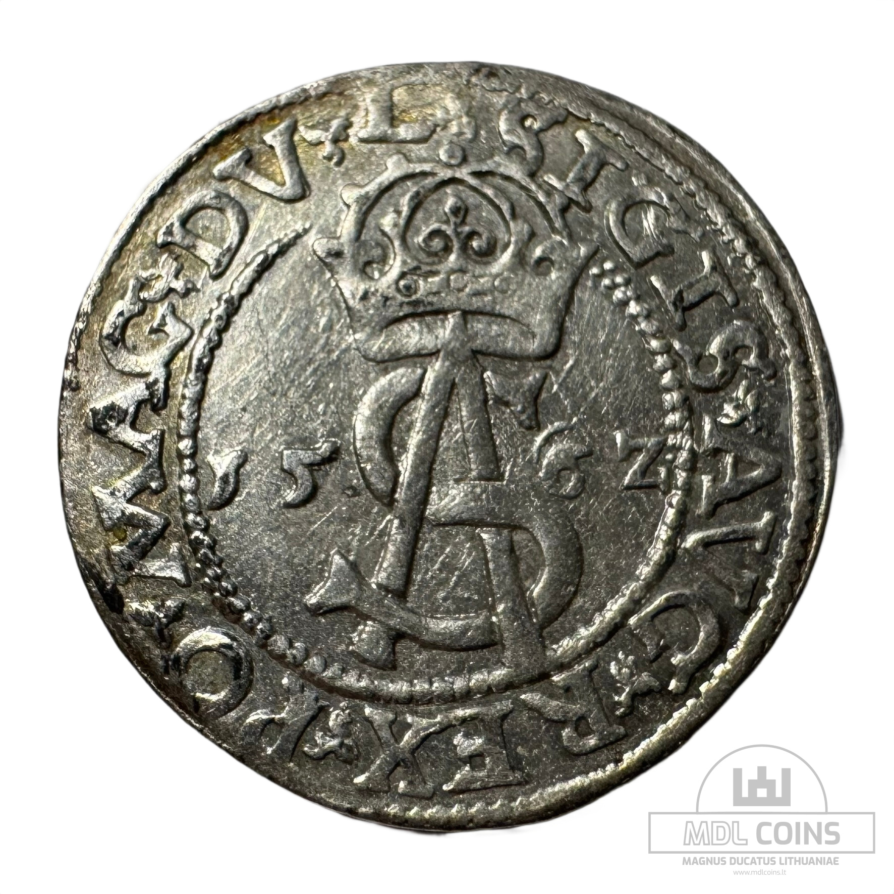 1562 metų Žygimanto Augusto 3 grašiai - Katalogo nr. 9SA11-3