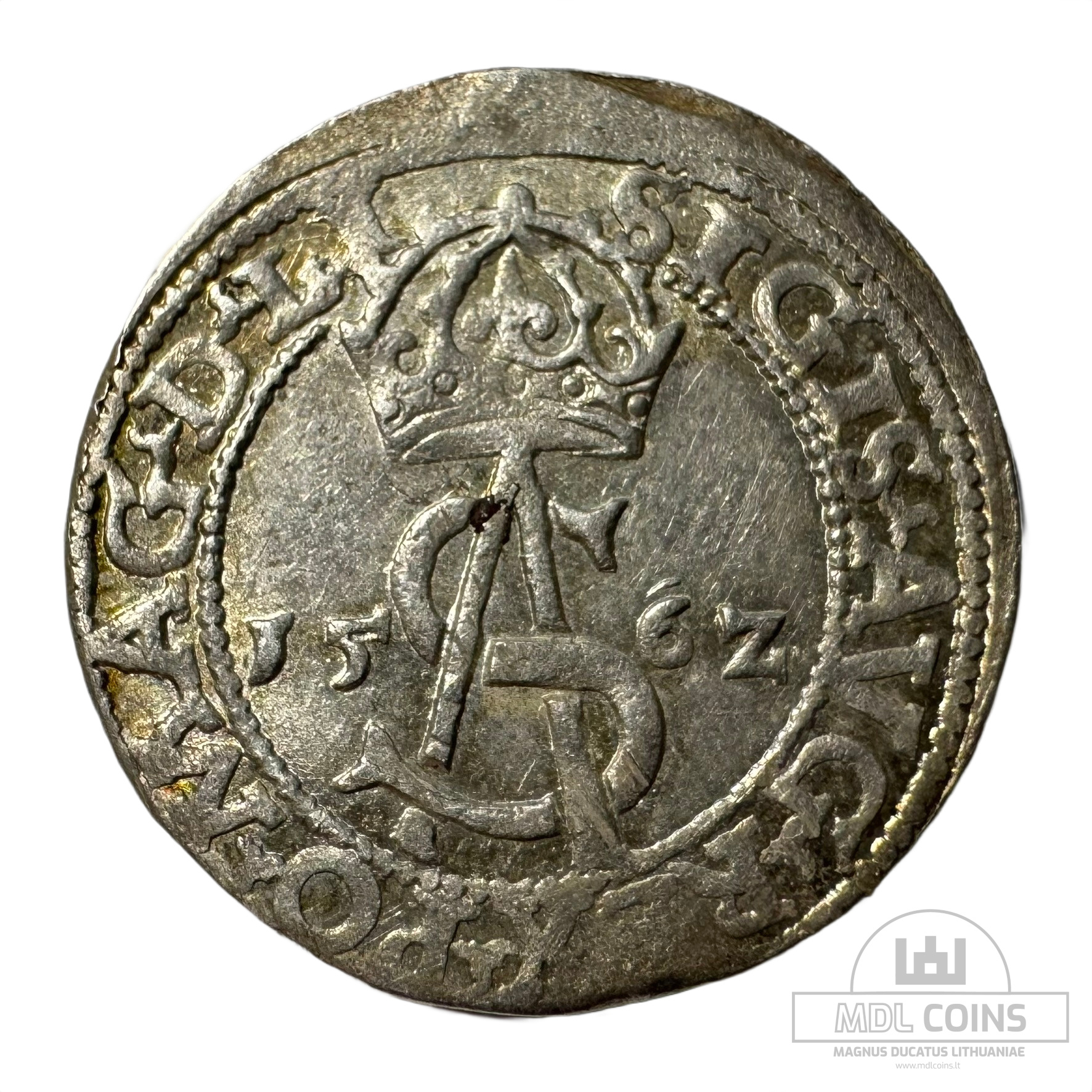 1562 metų Žygimanto Augusto 3 grašiai - Katalogo nr. 9SA20-3