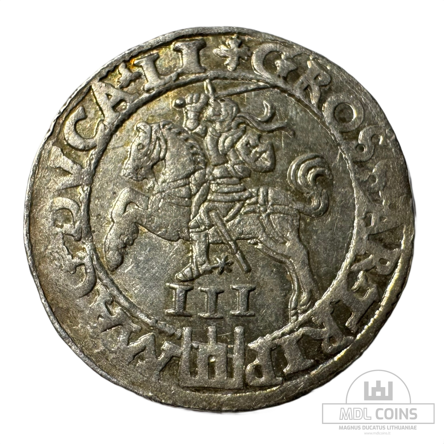 1562 metų Žygimanto Augusto 3 grašiai - Katalogo nr. 9SA20-3 - Image 2