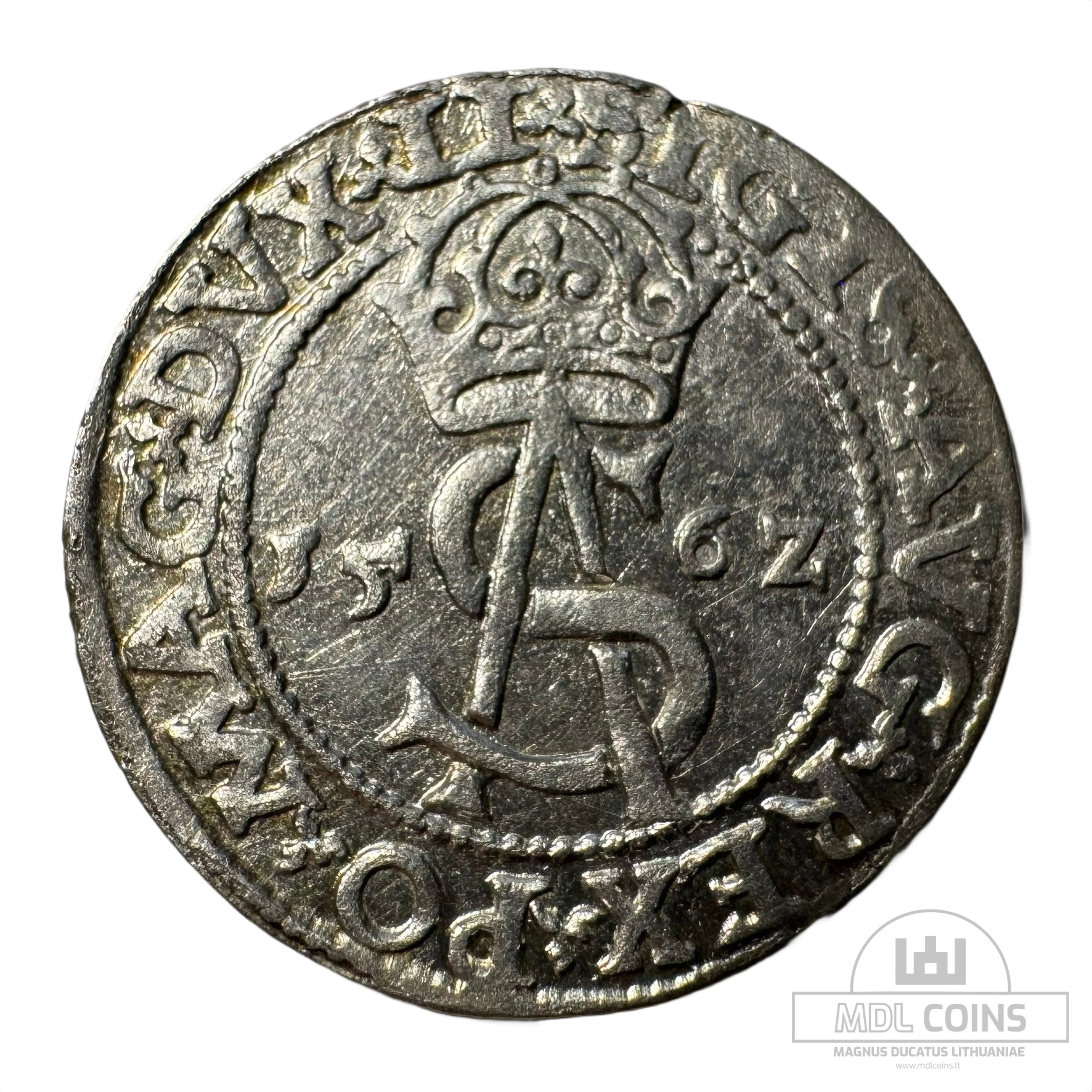 1562 metų Žygimanto Augusto 3 grašiai - Katalogo nr. 9SA77-5