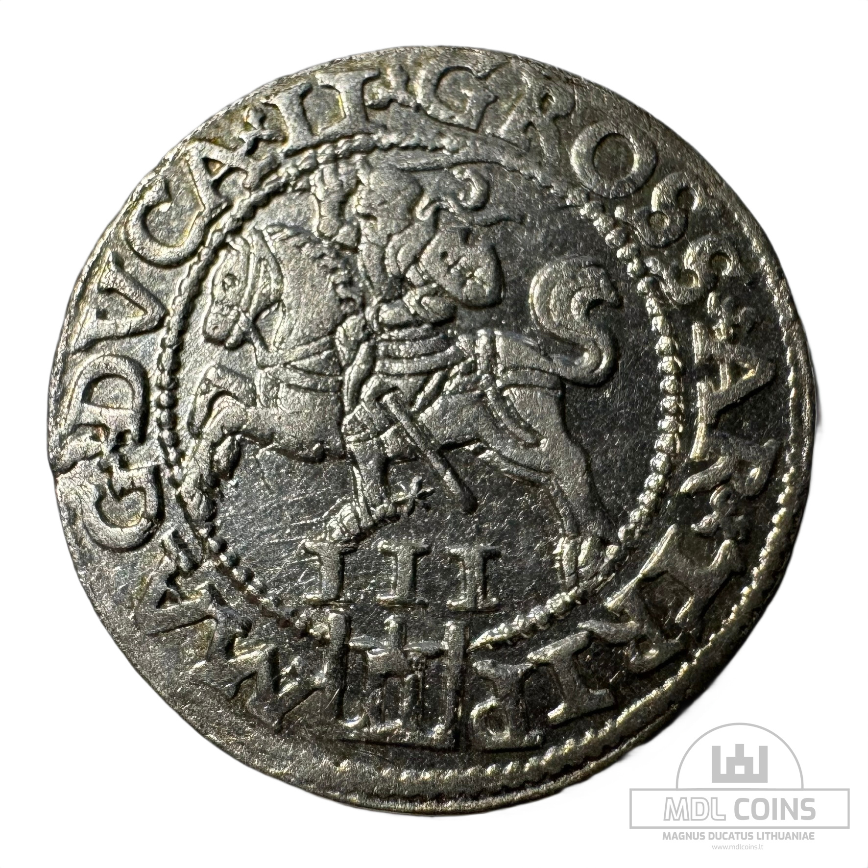 1562 metų Žygimanto Augusto 3 grašiai - Katalogo nr. 9SA77-5 - Image 2