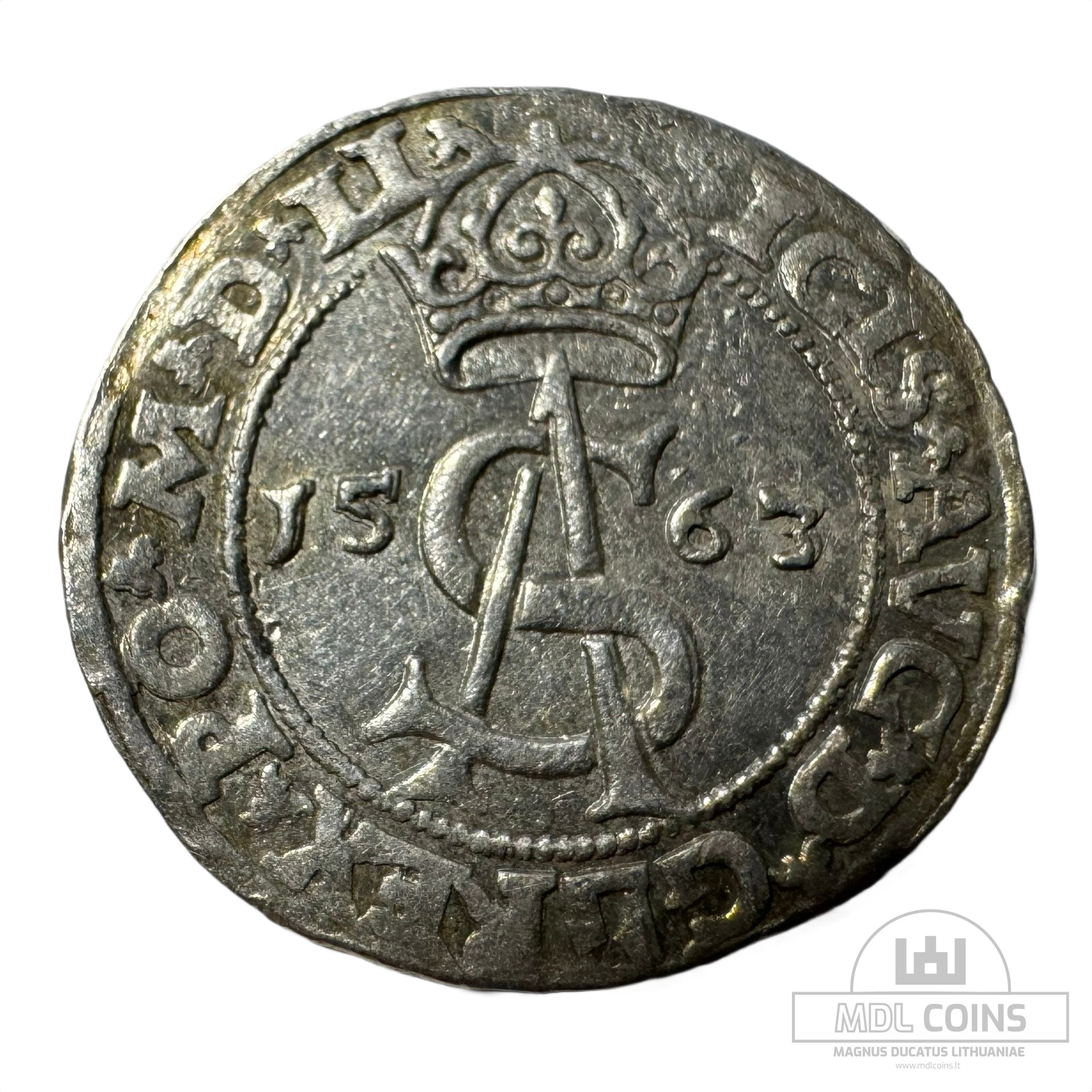 1563 metų Žygimanto Augusto 3 grašiai - Katalogo nr. 9SA38-9