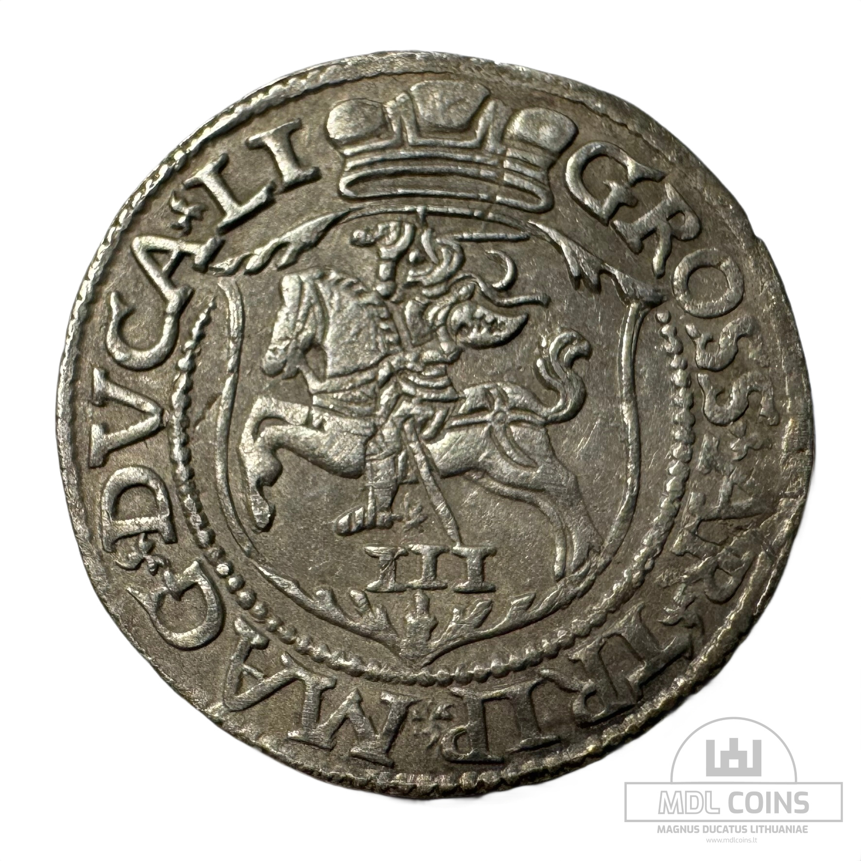 1564 metų Žygimanto Augusto 3 grašiai - Katalogo nr. 9SA53-11 - Image 2