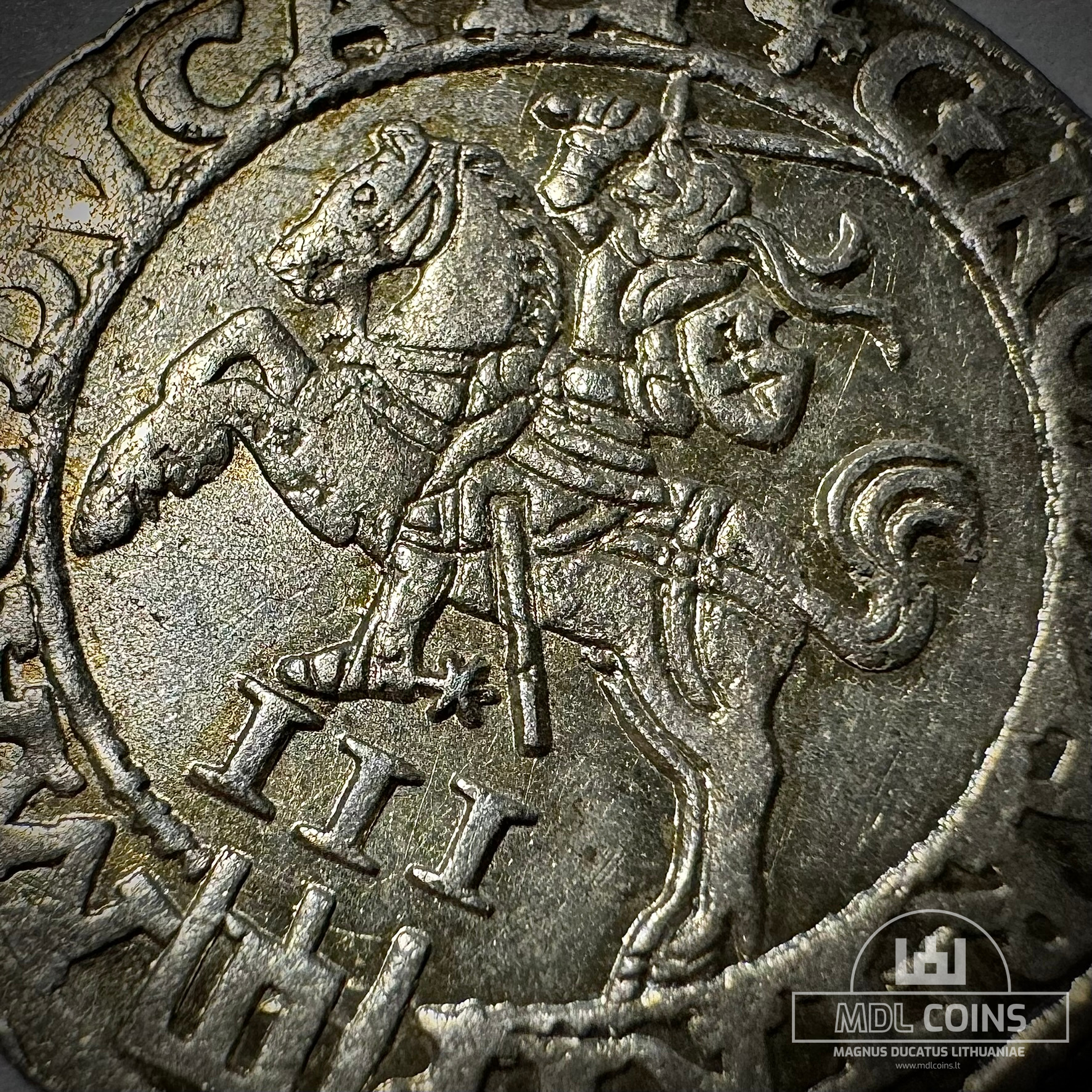 1562 metų Žygimanto Augusto 3 grašiai - Katalogo nr. 9SA20-3 - Image 3