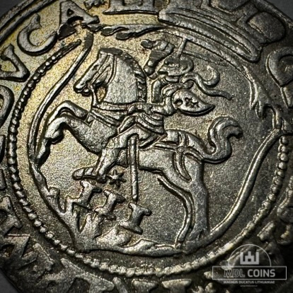 1563 metų Žygimanto Augusto 3 grašiai - Katalogo nr. 9SA38-9 - Image 3