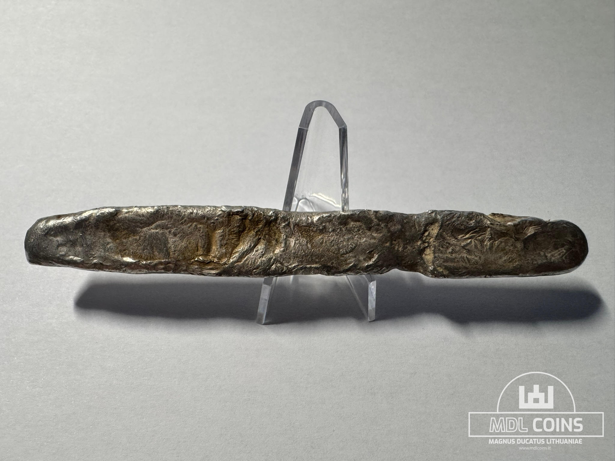 XIV amžiaus Lietuviškas lydinys / ilgasis be įkirtimų (12,6 cm / 102,9 g) - Image 4