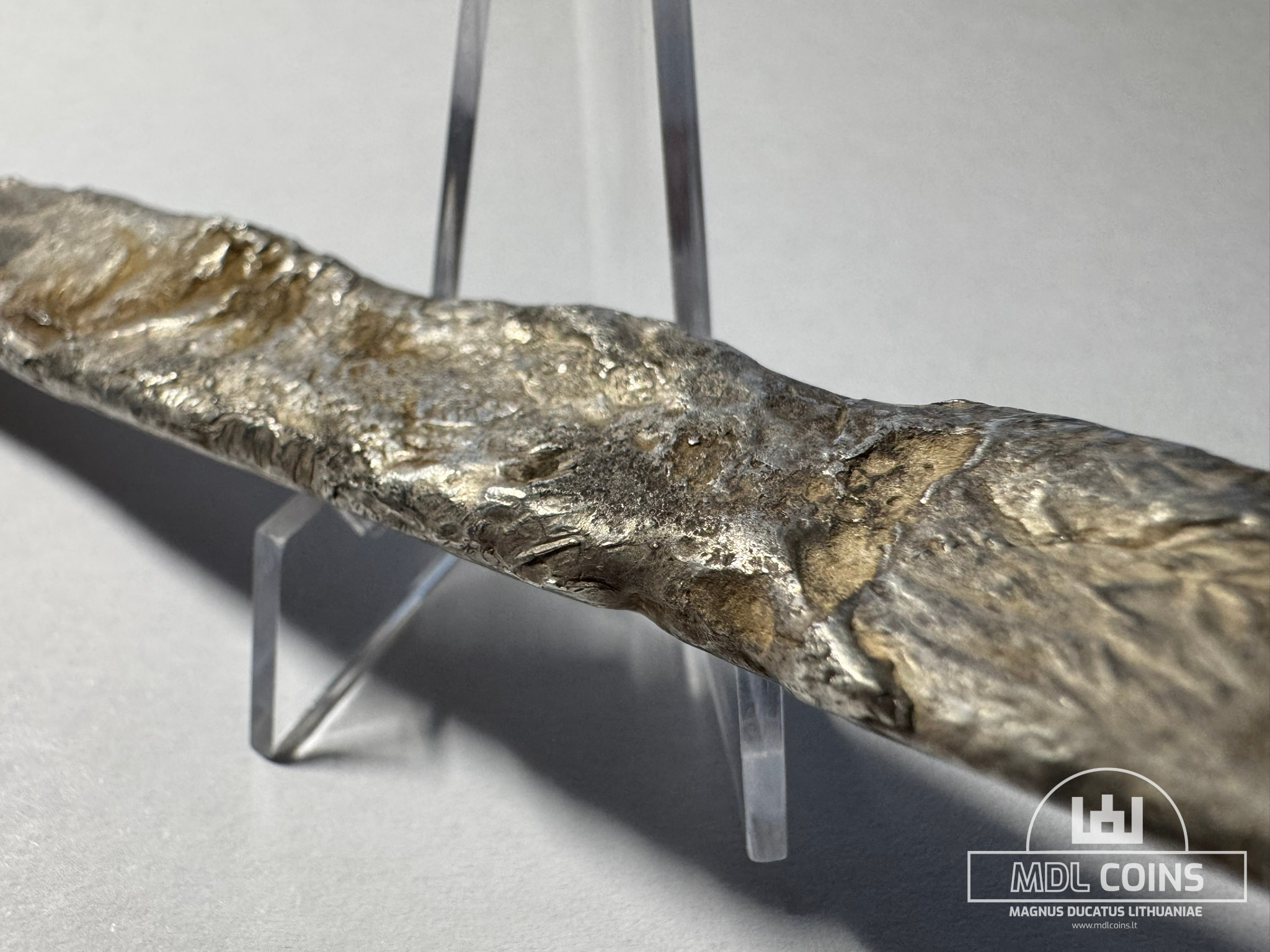 XIV amžiaus Lietuviškas lydinys / ilgasis be įkirtimų (12,6 cm / 102,9 g) - Image 2