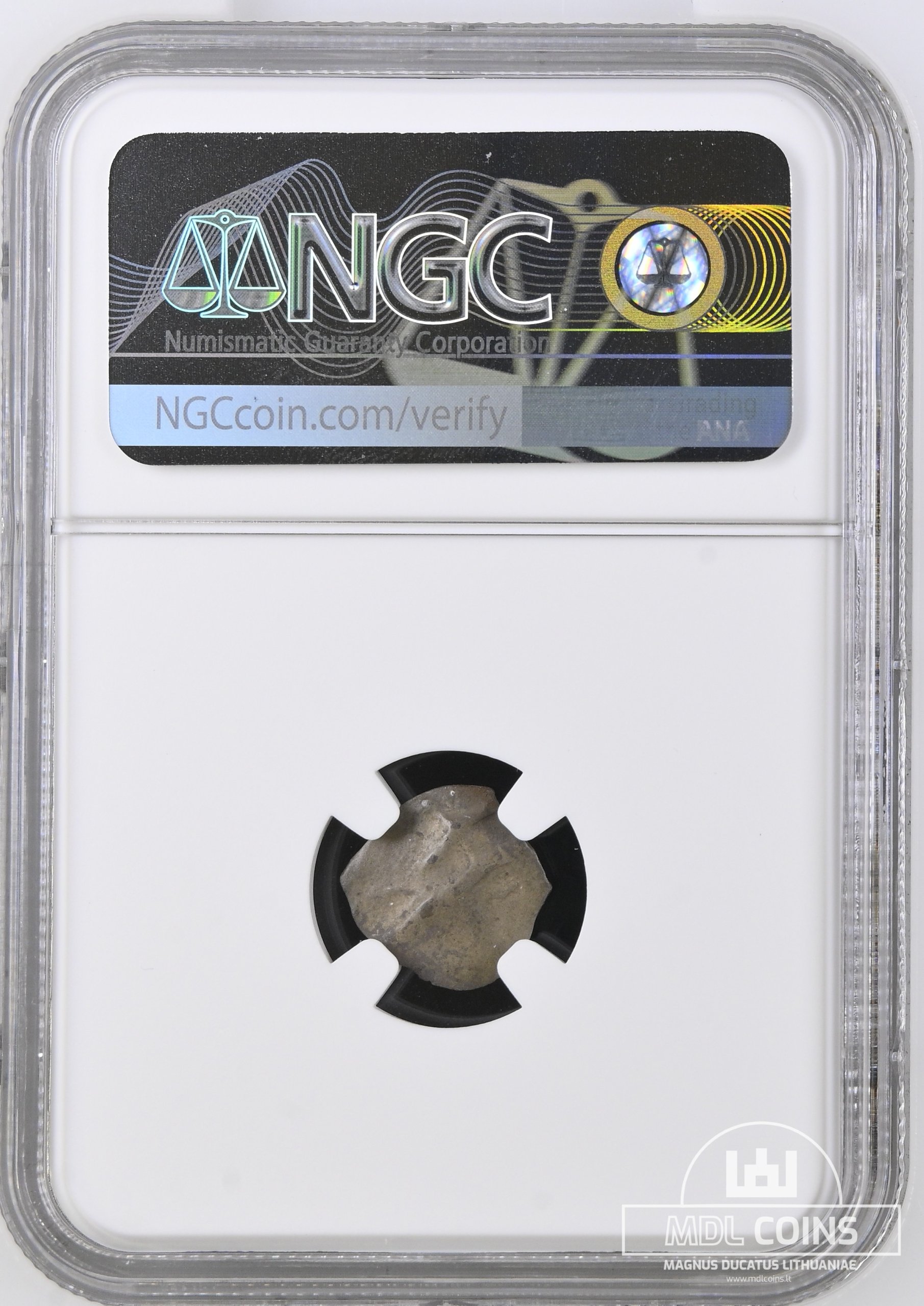 1396-1401 metų Vytauto Didžiojo 1/2 grašio – „PECHIAT” – 6V tipas - NGC AU53 - Image 3