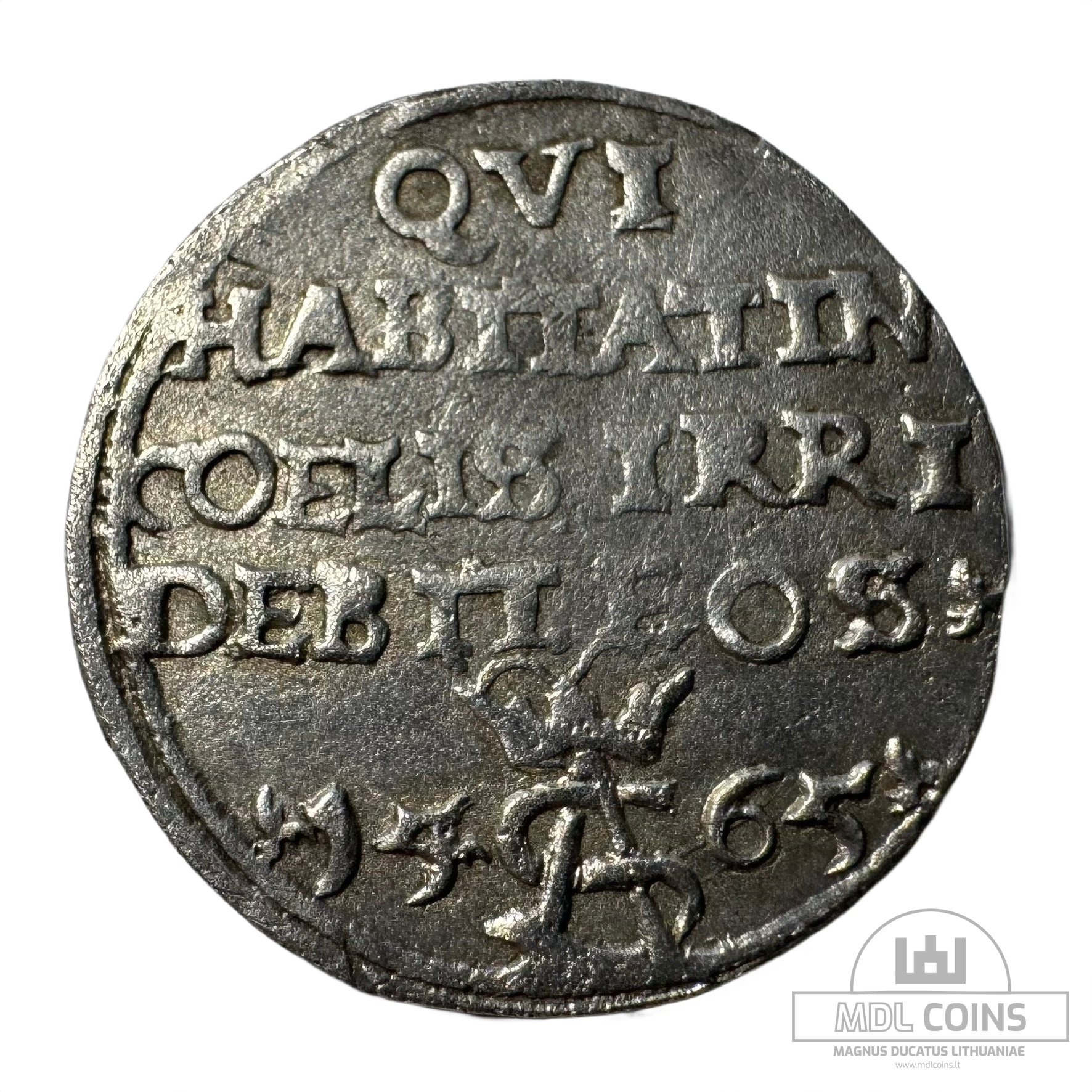 1565 metų Žygimanto Augusto 3 grašiai – „Satyrinis” – Katalogo nr. 9SA60-14 – RR retumas - Image 2