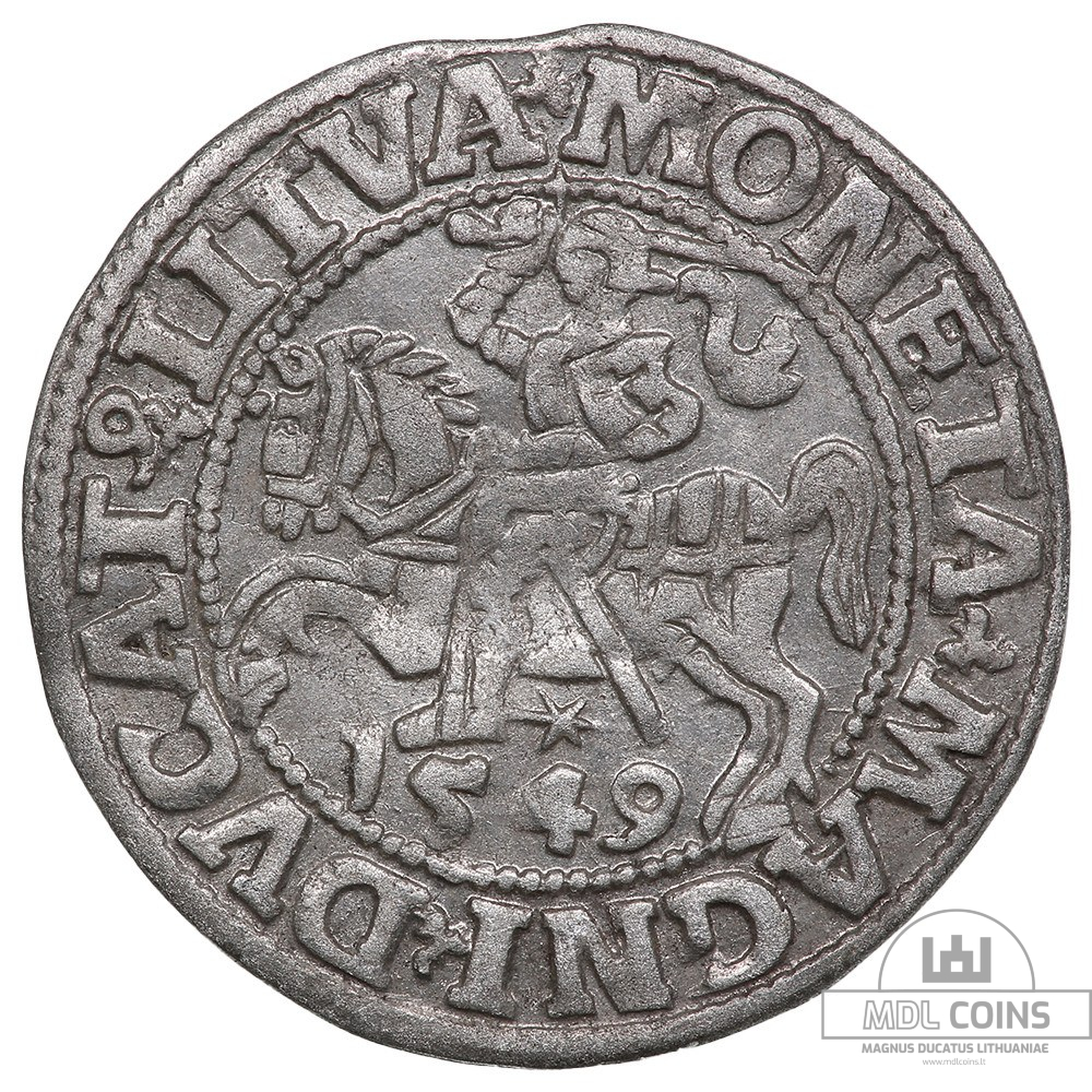 1549 metų Žygimanto Augusto 1/2 grašio