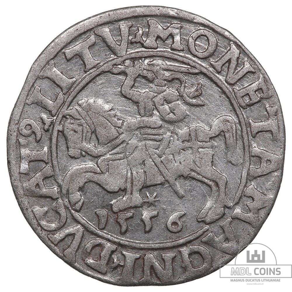 1556 metų Žygimanto Augusto 1/2 grašio